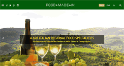 Desktop Screenshot of foodmadein.com